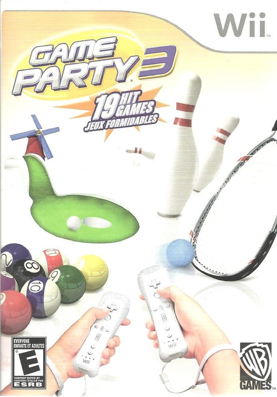Game Party 3 box art for Wii